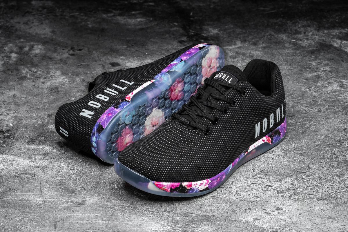 Nobull Superfabric Women's Trainers Black | Australia (ZP5074)
